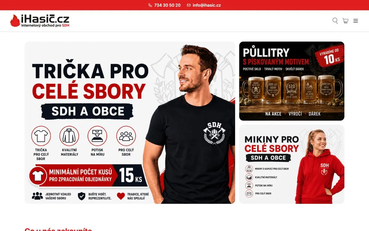 iHasič.cz - třetí značka na stejné platformě