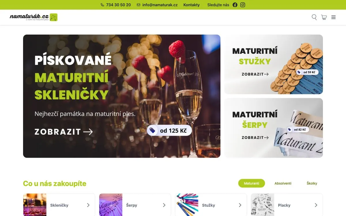 Náhled projektu Tři e-shopy na jedné platformě - od konfigurátoru po účetnictví